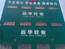 远华砼业喷涂广告字效果