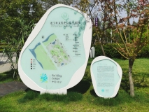 景区户外标识牌制作安装效果  景区标识牌加工安装