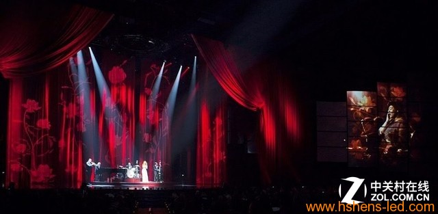 舞台剧表演，商用显示产品同样有用武之地