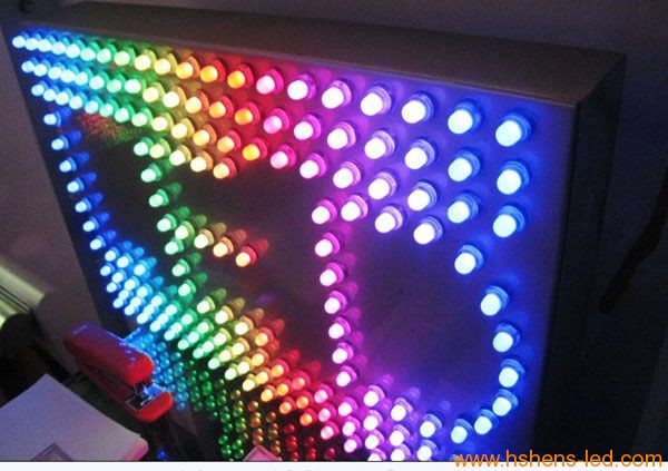 全彩冲孔字制作-发光冲孔字图片