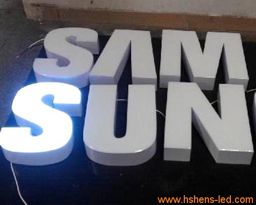 树脂发光字图片