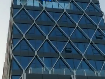 诺洁医疗外立面发光字效果