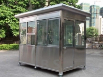 简易不锈钢岗亭效果