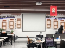 苏州企业室内形象墙 口号展示背景墙