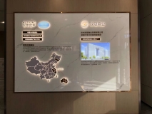 地产行业室内发光形象墙效果